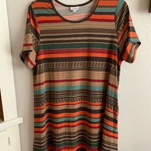 EUC LuLaRoe Jessie Dress 2XL